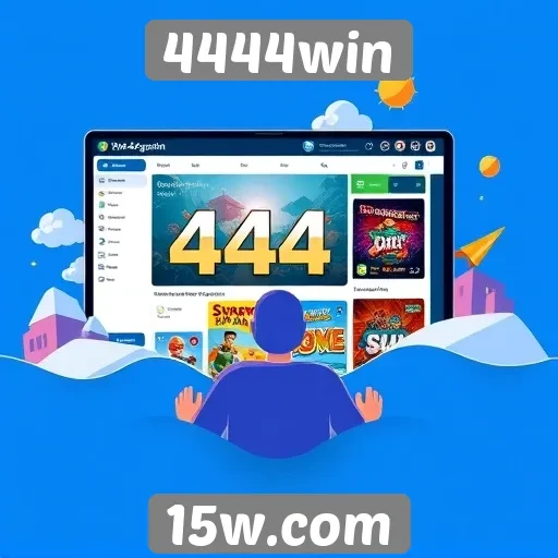 Experiência do usuário no site 4444win